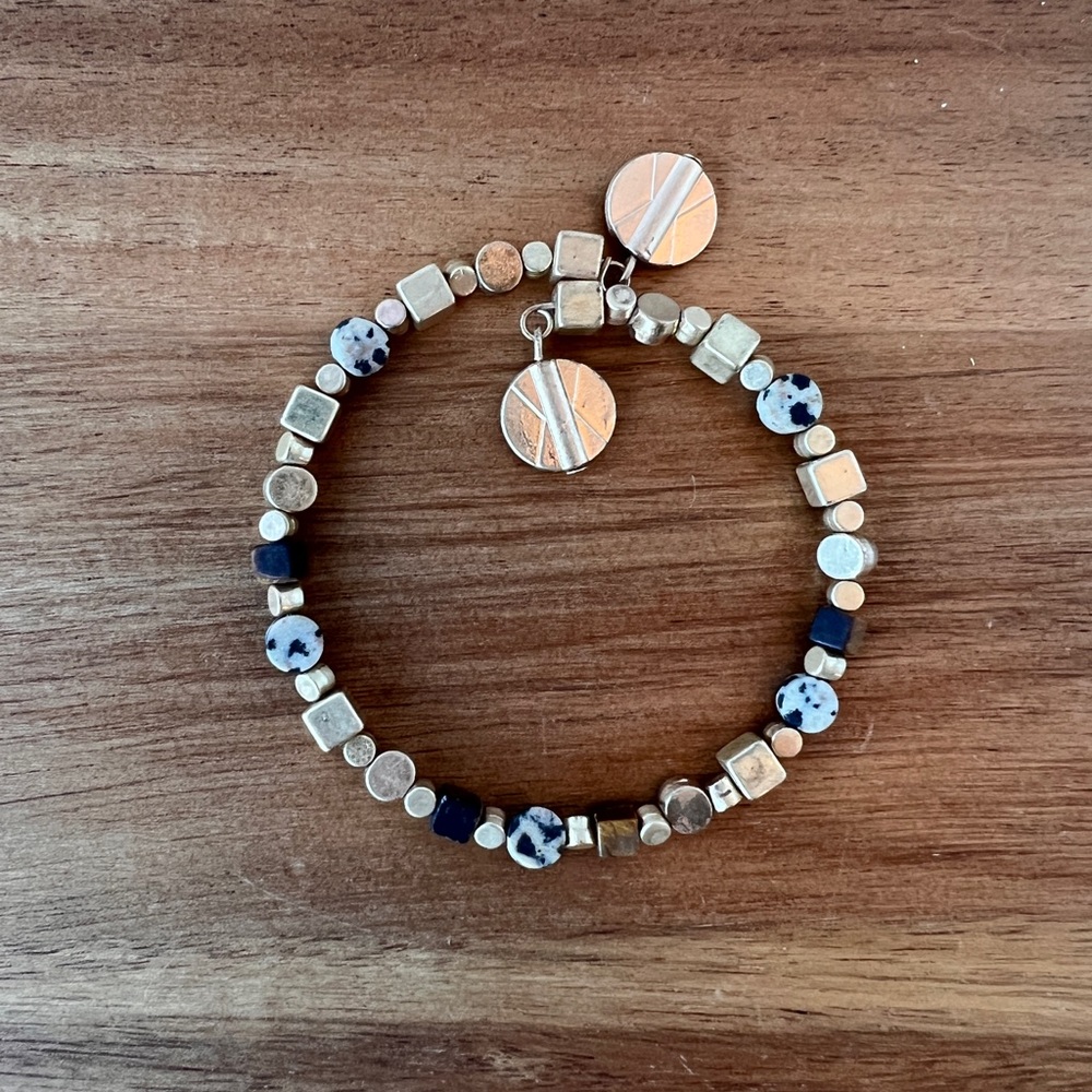 Beaded wrap bangle